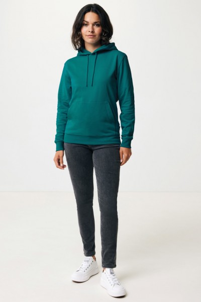 IQONIQ Jasper Hoodie aus recycelter Baumwolle, verdigris L