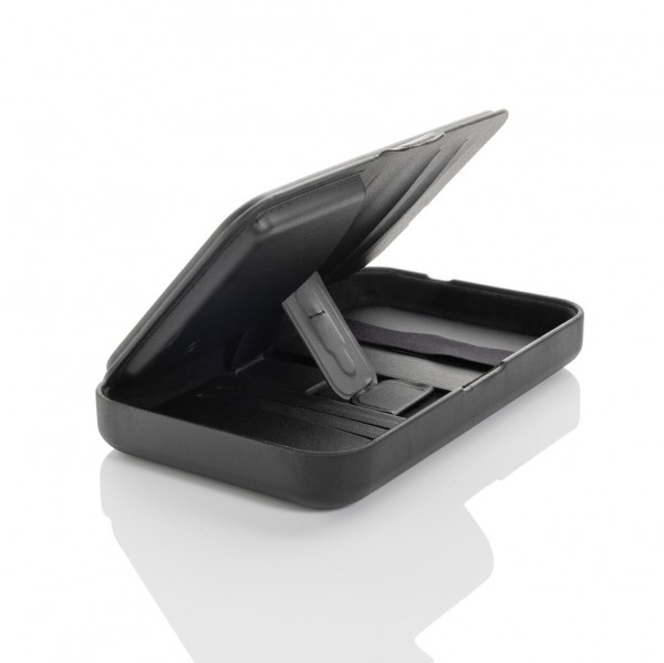 Swiss Peak Travel-Case aus RCS rec. PU mit 3-in-1-Charger, schwarz