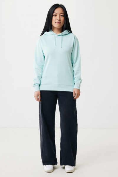 IQONIQ Rila Lightweight Hoodie aus recycelter Baumwolle, crushed mint L