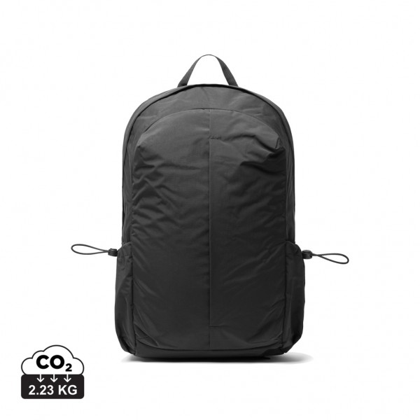 KENTO URBAN 15,6` Rucksack aus RCS recyceltem Nylon, schwarz