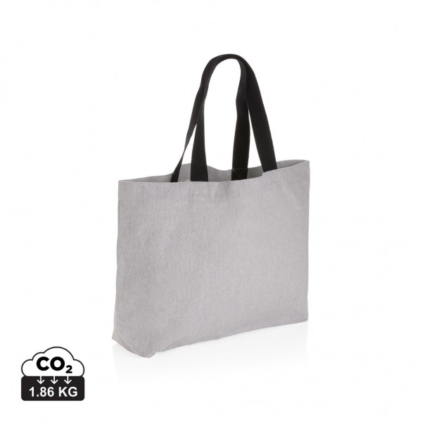 Impact Aware™ 240g/m² große Tasche aus rCanvas, ungefärbt, grau