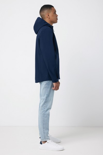 IQONIQ Makalu Herren Softshelljacke aus recyceltem Polyester, navy blau XL