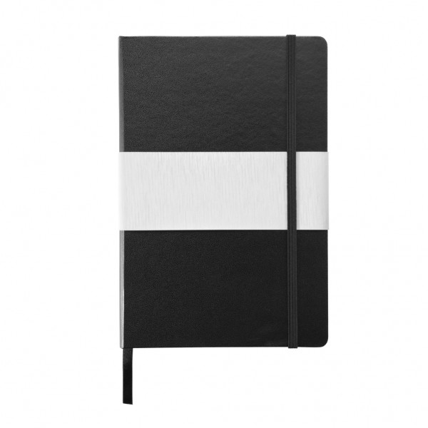 Deluxe Hardcover A5 Notizbuch, schwarz