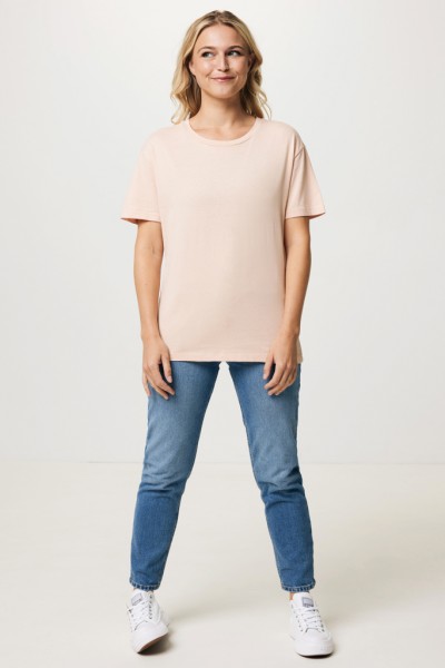 IQONIQ Yala Damen T-Shirt aus recycelter Baumwolle, peach nectar XXL