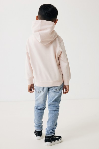 IQONIQ Yengo KidsHoodie mit Seitentaschen aus rec. Baumwolle, cloud pink 78