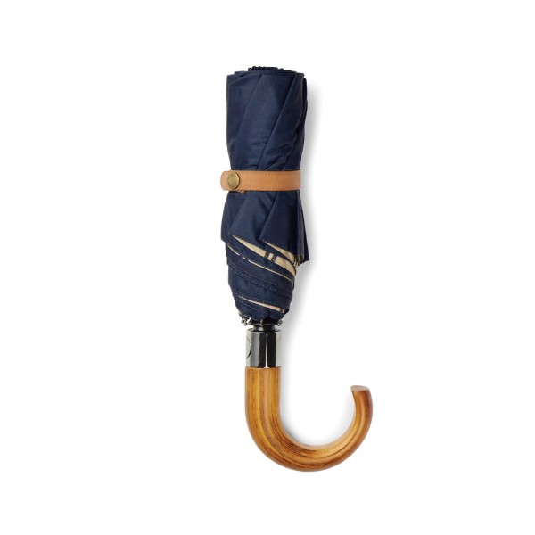 VINGA Bosler AWARE™ 21` faltbarer Schirm aus recyceltem PET, navy blau