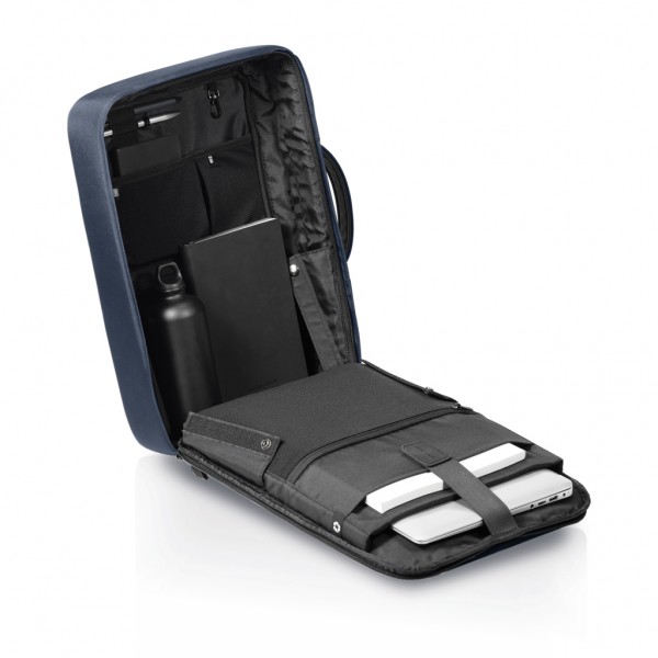 Bobby Bizz 2.0 Anti-Diebstahl Rucksack & Aktentasche, navy blau