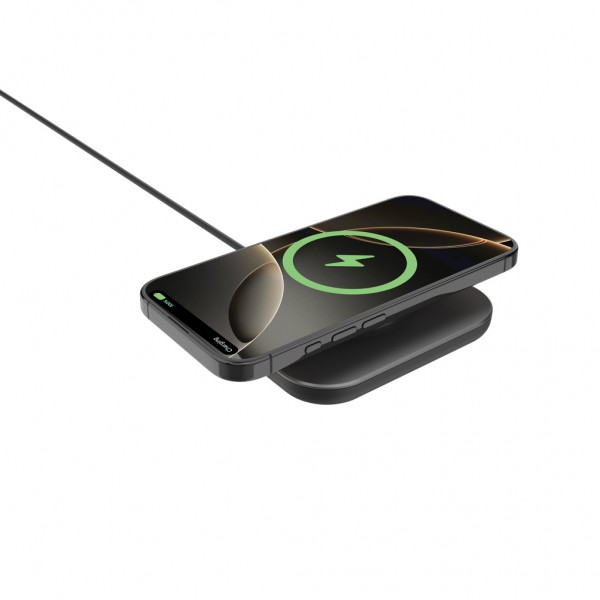 Quantum Ultra-Fast 25W magnetisches Wireless-Charging-Pad, grau