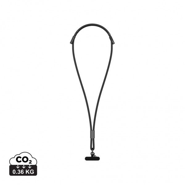 VINGA Baltimore RCS Ladekabel/Lanyard, schwarz