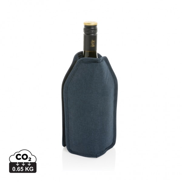 Vino AWARE™ rPET Weinkühler-Sleeve, navy blau