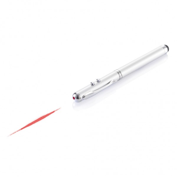 4 in 1 Stift, silber