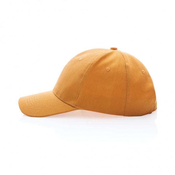 Impact 6 Panel Kappe aus 280gr rCotton mit AWARE™ Tracer, sundial orange