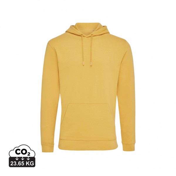 IQONIQ Jasper Hoodie aus recycelter Baumwolle, ochre yellow M