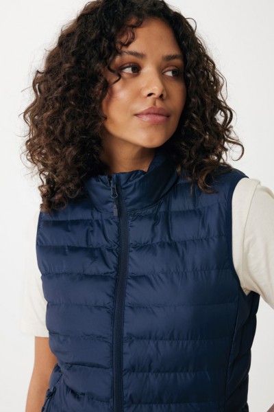IQONIQ Meru Damen Bodywarmer aus recyceltem Polyester, navy blau XL