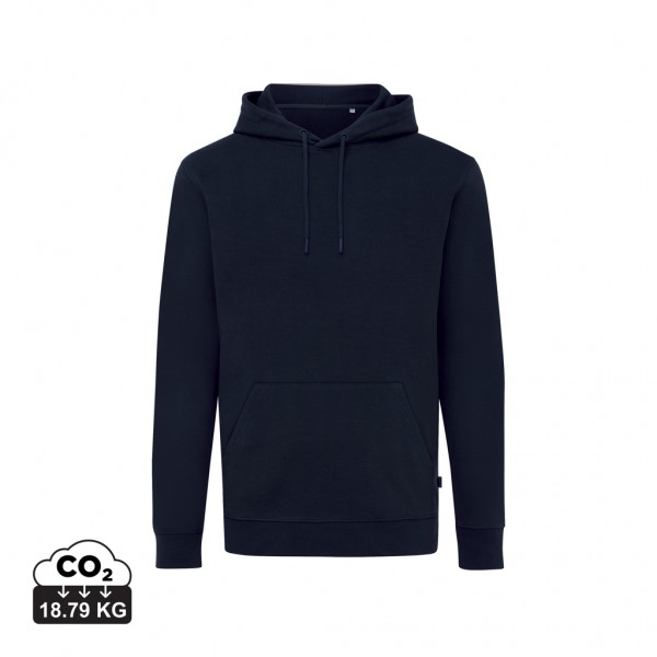 IQONIQ Jasper Hoodie aus recycelter Baumwolle, navy blau L