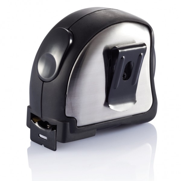 5m/25mm Edelstahl Maßband, silber