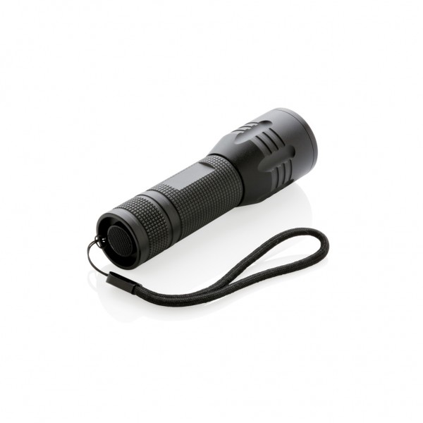 3W Cree Taschenlampe, schwarz