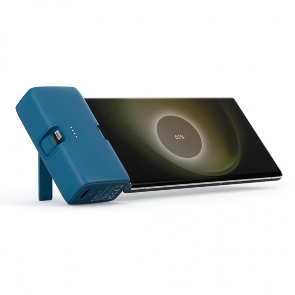 Urban Vitamin Los Angeles 20W Powerbank aus RCS rec. Plastik, blau