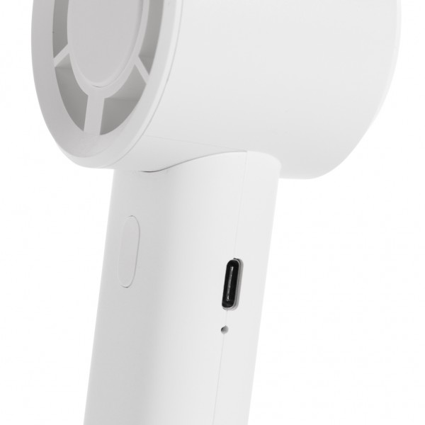 Twist wiederaufladbarer tragbarer Ventilator aus RCS rABS, weiß