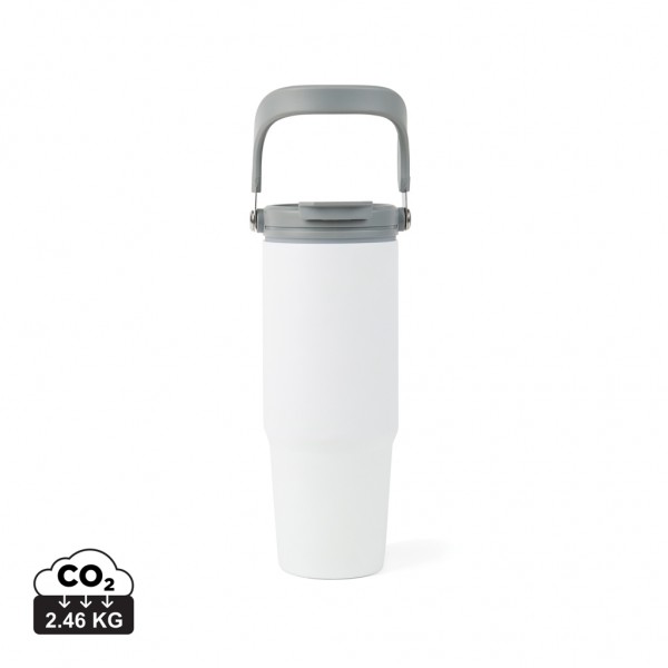 VINGA Eos Trek 880ml Flasche aus RCS rec. Stainless-Steel, weiß