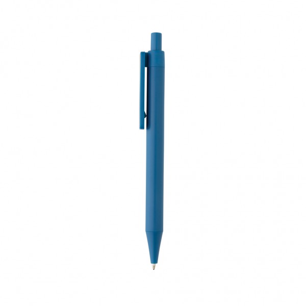 GRS rABS Stift mit Bambus-Clip, blau