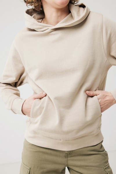 IQONIQ Yengo Hoodie mit Seitentaschen aus rec. Baumwolle, desert L