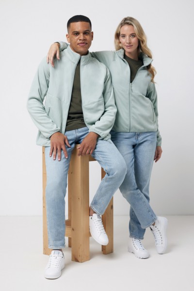 IQONIQ Talung Mikrofleece Jacke aus recyceltem Polyester, Iceberg green M
