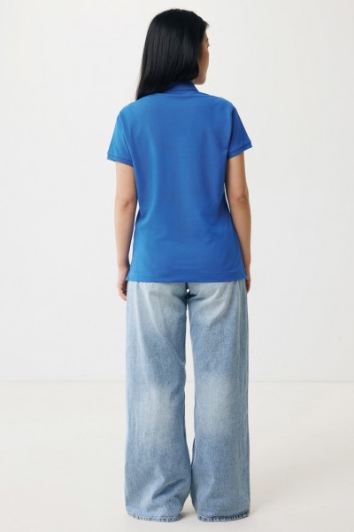 IQONIQ Yosemite Damen Piqué-Poloshirt aus rec. Baumwolle, Königsblau S