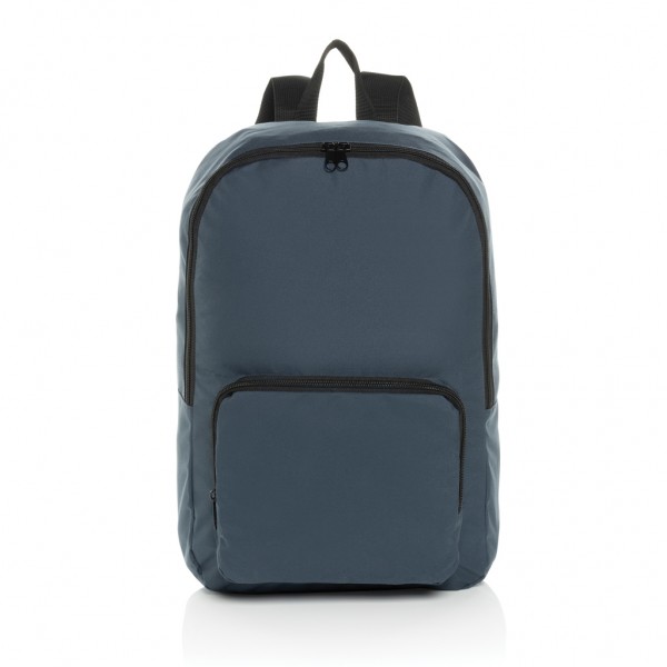 Dillon AWARE™ RPET faltbarer klassischer Rucksack, navy blau