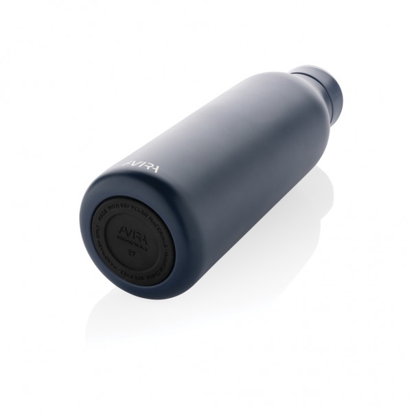 Avira Avior RCS recycelte Stainless-Steel Flasche 500ml, navy blau