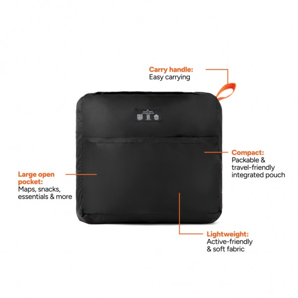 Nordic Drift GRS 3-in-1 Abenteuerdecke, schwarz