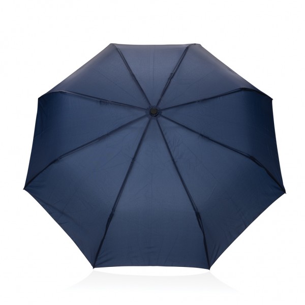 Kaycey 21“ Auto-Open Mini-Regenschirm aus AWARE™ rPET, navy blau