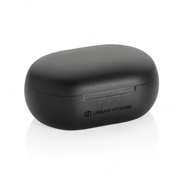 Urban Vitamin Gilroy Hybrid ANC und ENC Ohrhörer, schwarz