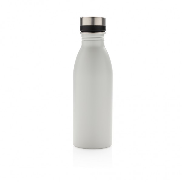 Deluxe Wasserflasche aus RCS recyceltem Stainless-Steel, weiß