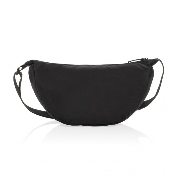 Crescent XL AWARE™ RPET Half-Moon Sling Tasche, schwarz
