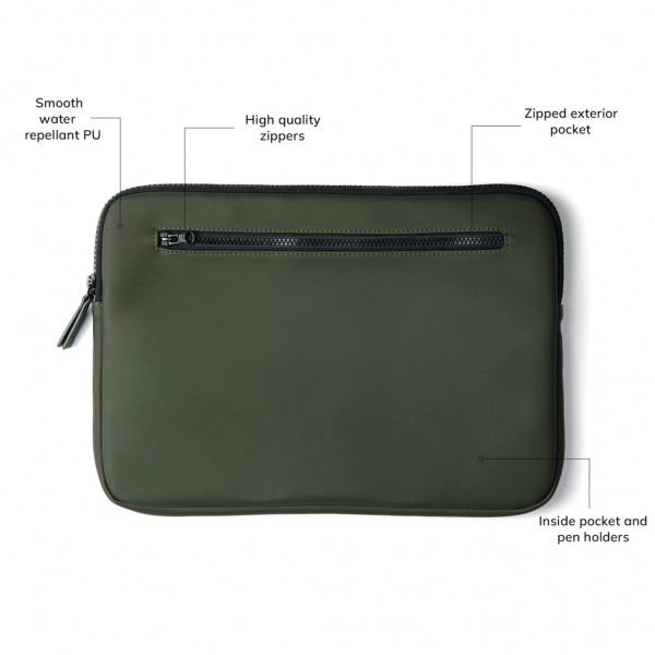 VINGA Baltimore Laptopcase 15“, grün