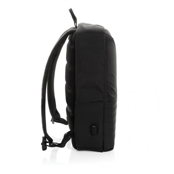 Swiss Peak AWARE™ Anti-Theft-RFID 15.6`-Laptop-Rucksack, schwarz