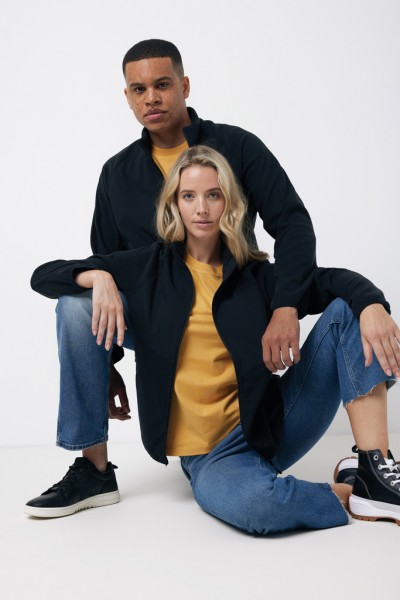 IQONIQ Talung Mikrofleece Jacke aus recyceltem Polyester, schwarz XL