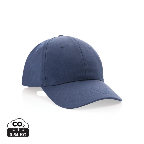 Impact 6 Panel Kappe aus 190gr rCotton mit AWARE™ Tracer, navy blau