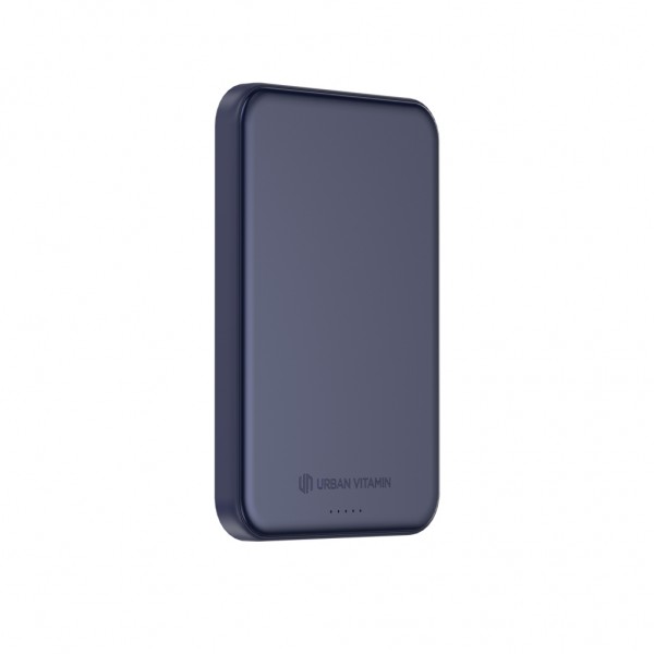 Urban Vitamin Pomona 5000mAh Qi2.2 25W magnetische Powerbank, blau