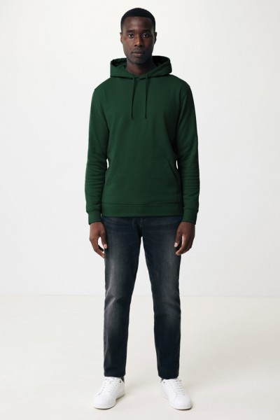 IQONIQ Jasper Hoodie aus recycelter Baumwolle, forest green XXS