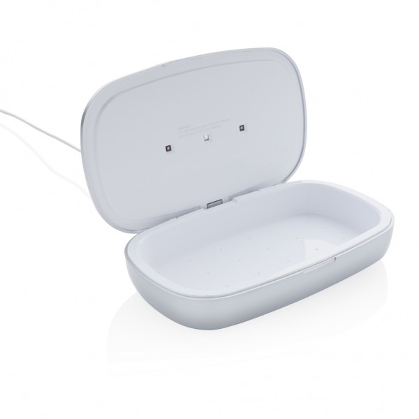 Rena UV-C Sterilisations-Box mit 5W Wireless Charger, grau