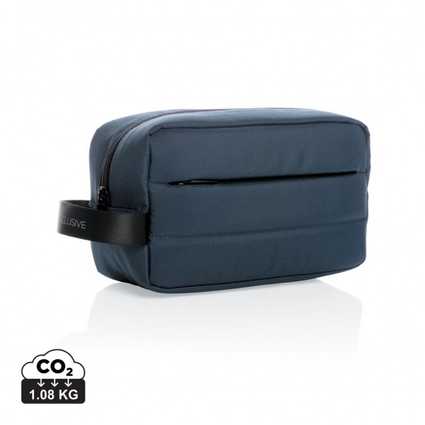 Impact AWARE™ RPET Kulturtasche, navy blau