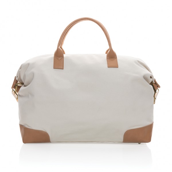 Impact AWARE™ 16 oz. rCanvas große Wochenendtasche, off white