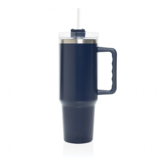 Peakflow Becher aus RCS recyceltem Stainless Steel 1200ml, navy blau