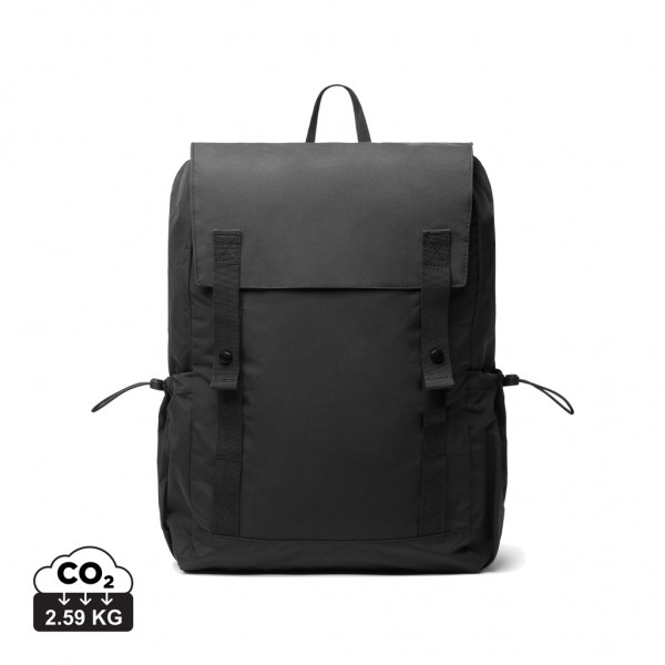 KENTO URBAN Everyday Rucksack aus RCS recyceltem Nylon, schwarz