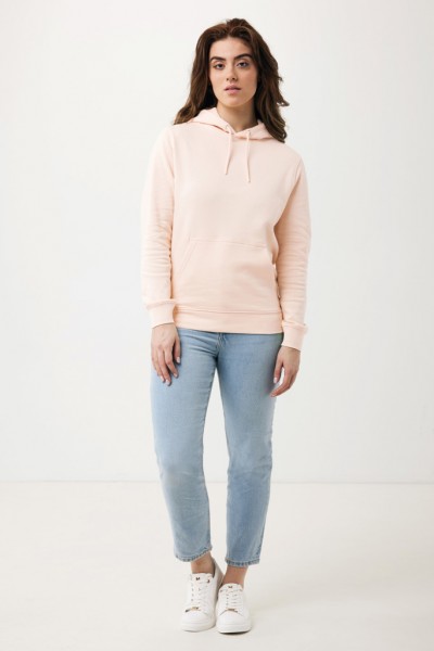 IQONIQ Rila Lightweight Hoodie aus recycelter Baumwolle, cloud pink M