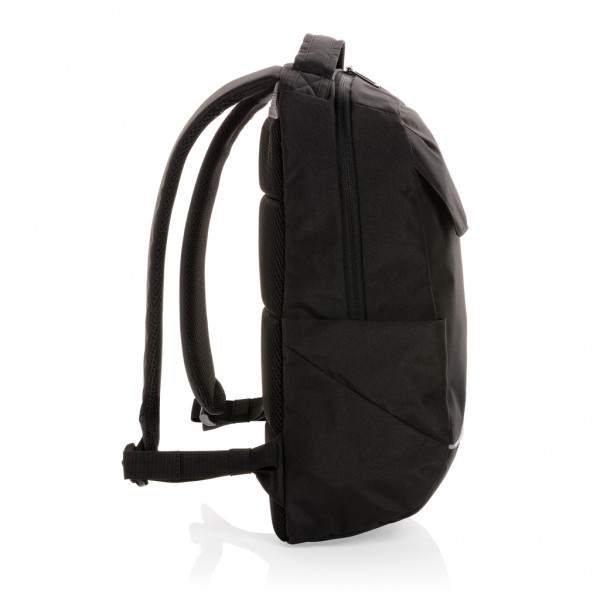 Swiss Peak Brooke AWARE™ 15,6` Laptop-Rucksack aus rPET, schwarz