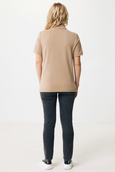 IQONIQ Yosemite Piqué-Poloshirt aus recycelter Baumwolle, heather brown L