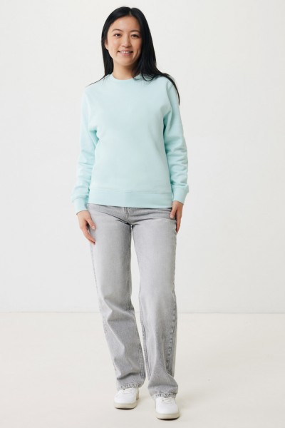 IQONIQ Etosha Lightweight Sweater aus recycelter Baumwolle, crushed mint M